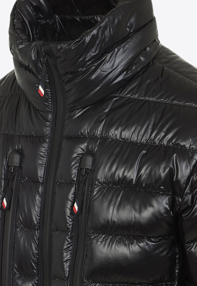 Hers Padded Down Jacket with Logo-Patch