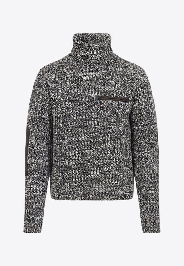 Turtleneck Wool-Knit Sweater