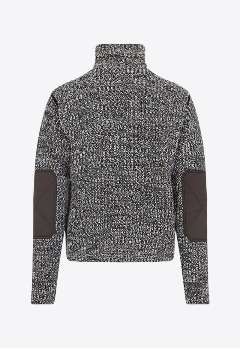 Turtleneck Wool-Knit Sweater