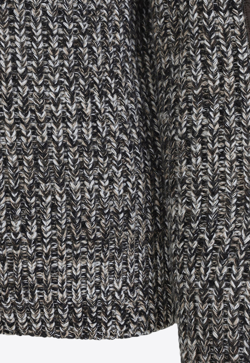 Turtleneck Wool-Knit Sweater