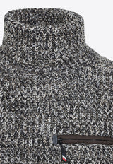 Turtleneck Wool-Knit Sweater