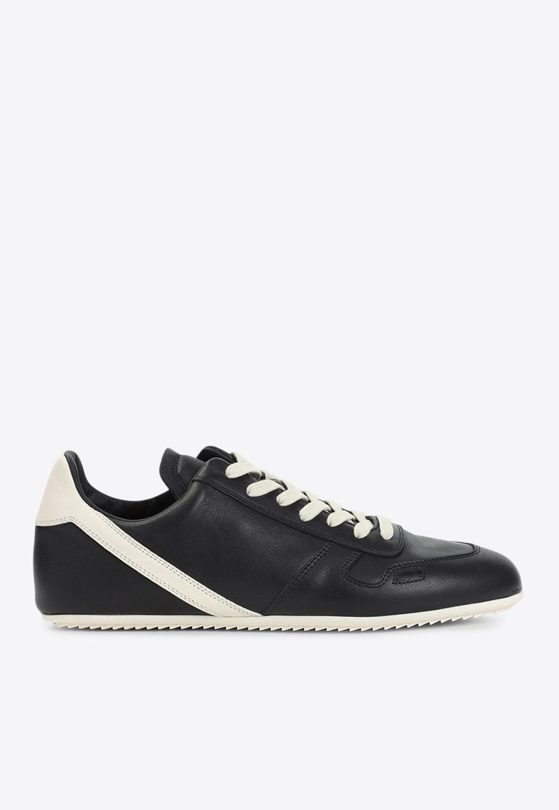 Minimal Leather Low-Top Sneakers