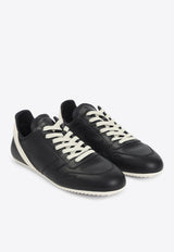Minimal Leather Low-Top Sneakers