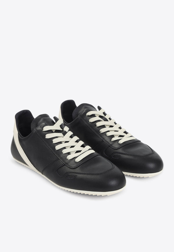 Minimal Leather Low-Top Sneakers