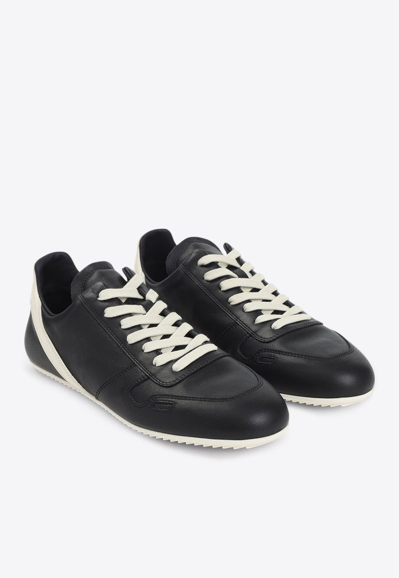 Minimal Leather Low-Top Sneakers