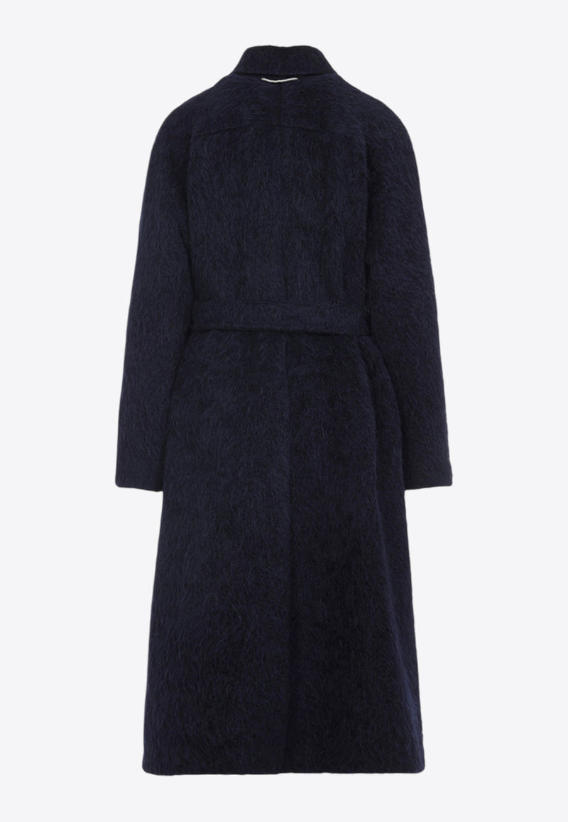 Alpaca Blend Belted Coat