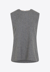 Sleeveless Ribbed Top