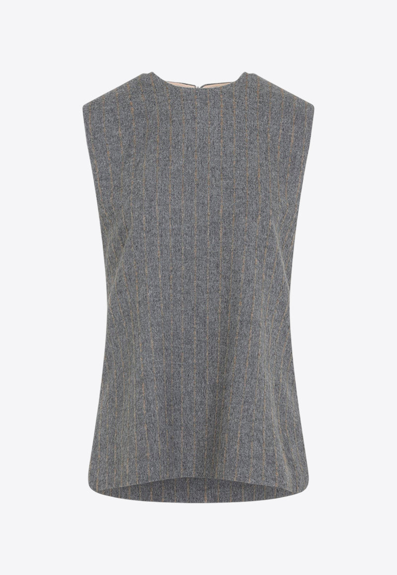 Sleeveless Ribbed Top