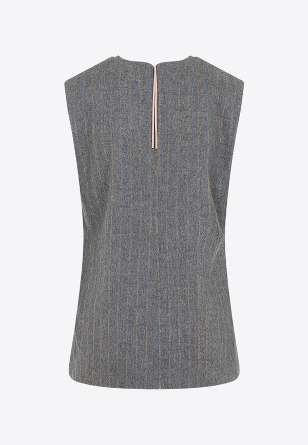 Sleeveless Ribbed Top
