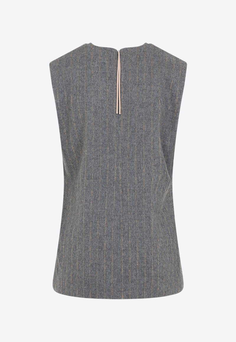 Sleeveless Ribbed Top