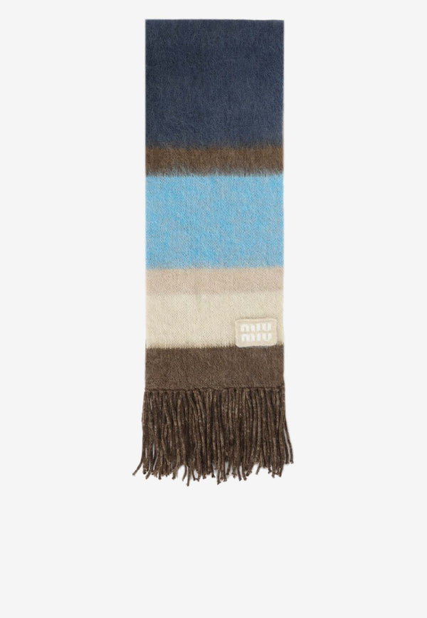 Striped Wool Scarf