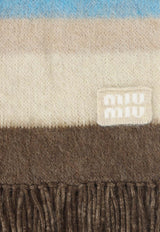 Striped Wool Scarf