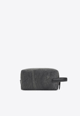 Small Arnica Paisley-Jacquard Pouch Bag