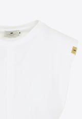 Cropped T-shirt with Knot