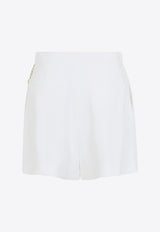 Tailored Shorts with Metallic-Chain