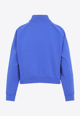 Zip-Up Sweatshirt with Logo-Lettering