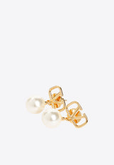 VLogo Signature Pearl Earrings