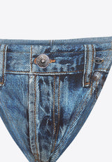 Jodie Denim Bikini Bottom