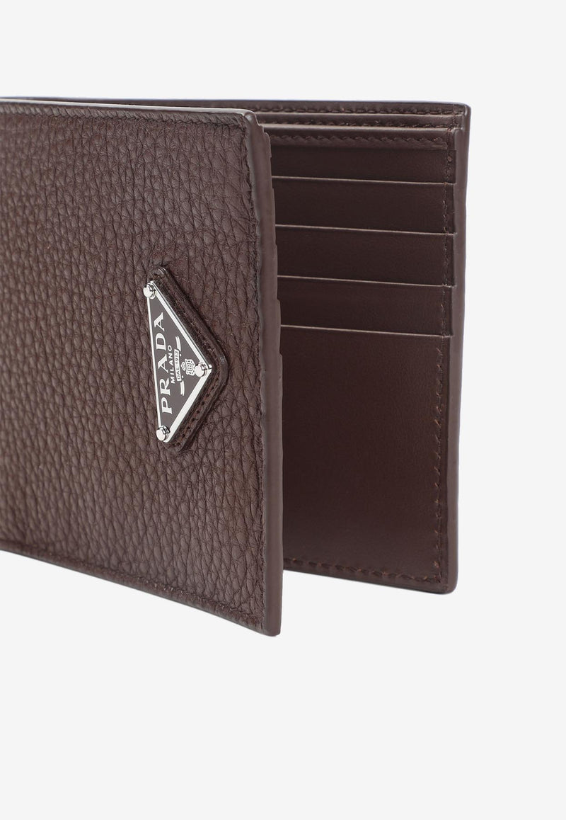 Logo Bi-Fold Leather Wallet