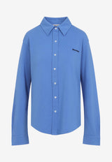 Logo-Embroidered Buttoned Shirt
