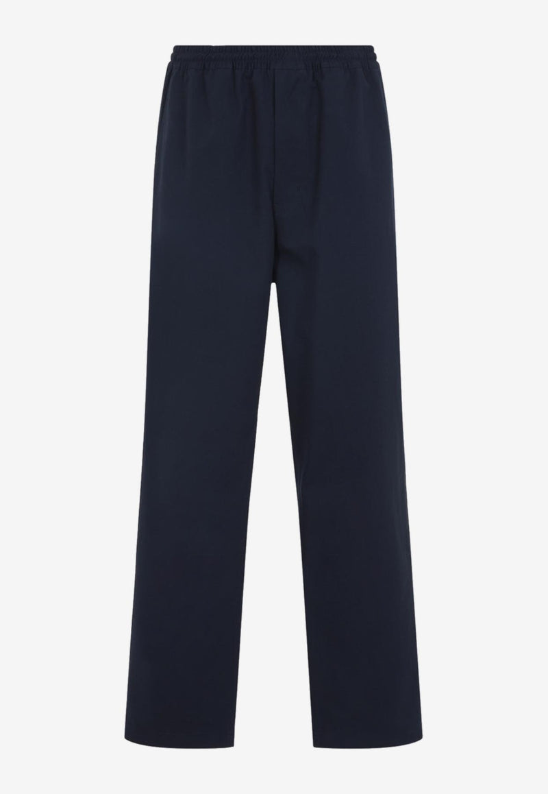 Straight-Leg Tailored Pants
