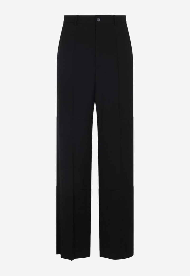 Tailored Wide-Leg Pants