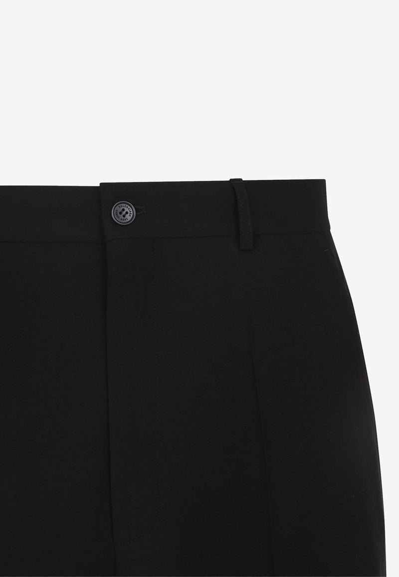 Tailored Wide-Leg Pants