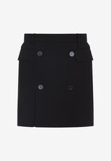 Tailored Mini Skirt