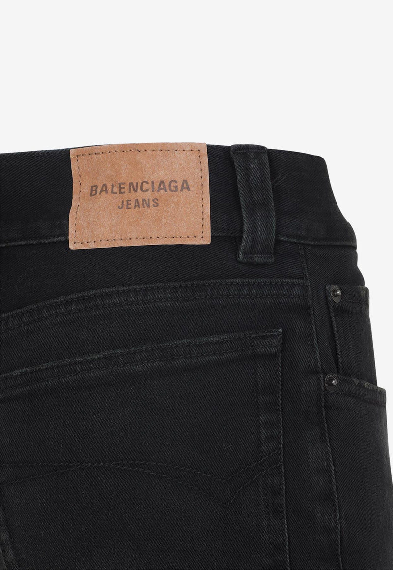 Logo Patch Boot-Cut Jeans