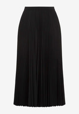 Pleated Midi Skirt