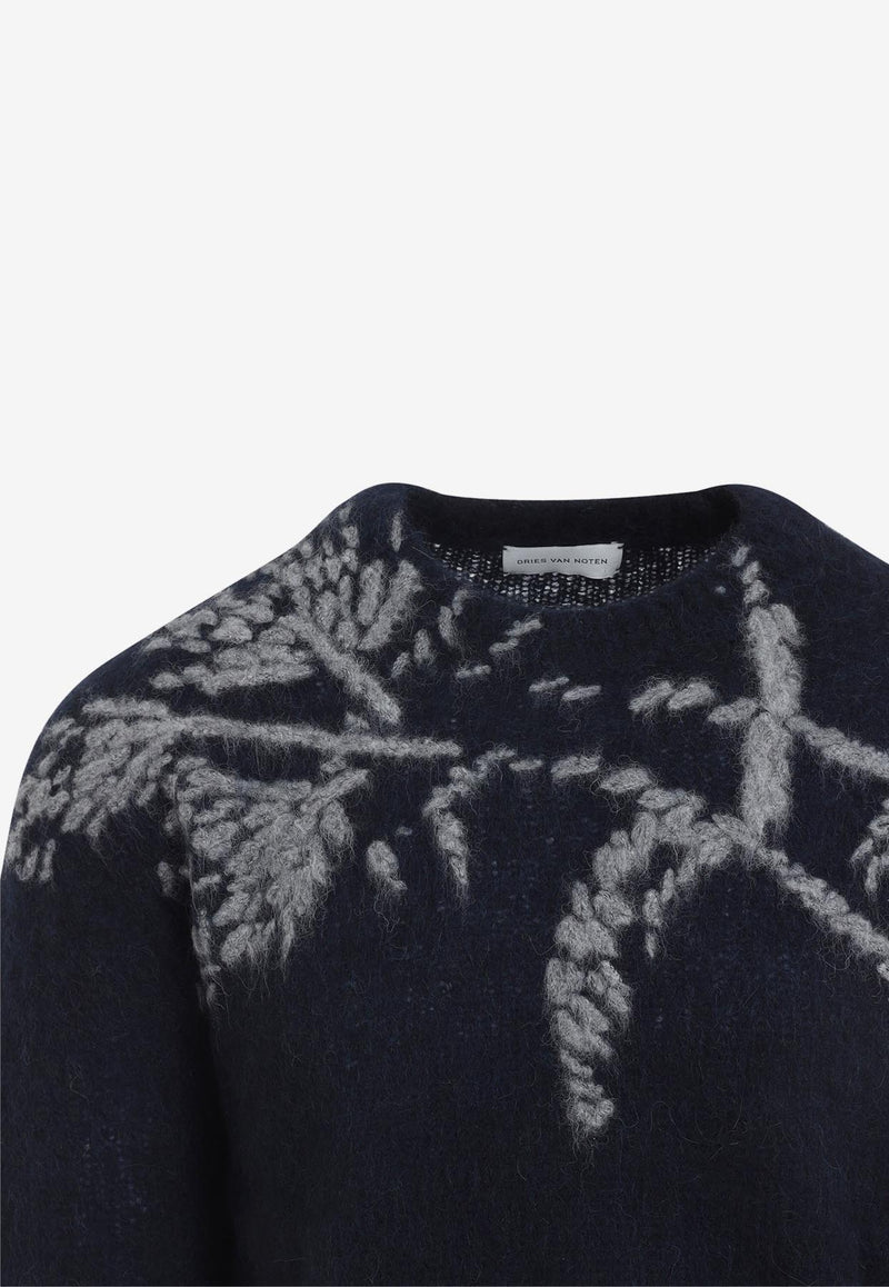 Mouche Sweater in Alpaca and Merino Blend