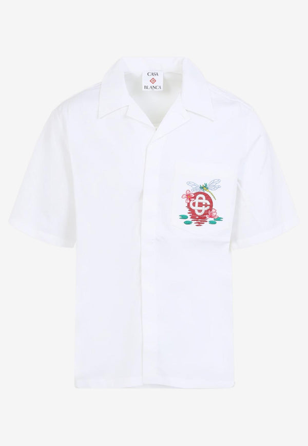 Logo-Embroidered Short-Sleeved Shirt