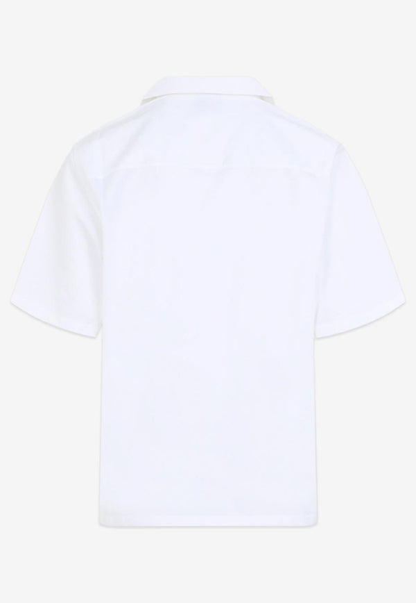 Logo-Embroidered Short-Sleeved Shirt