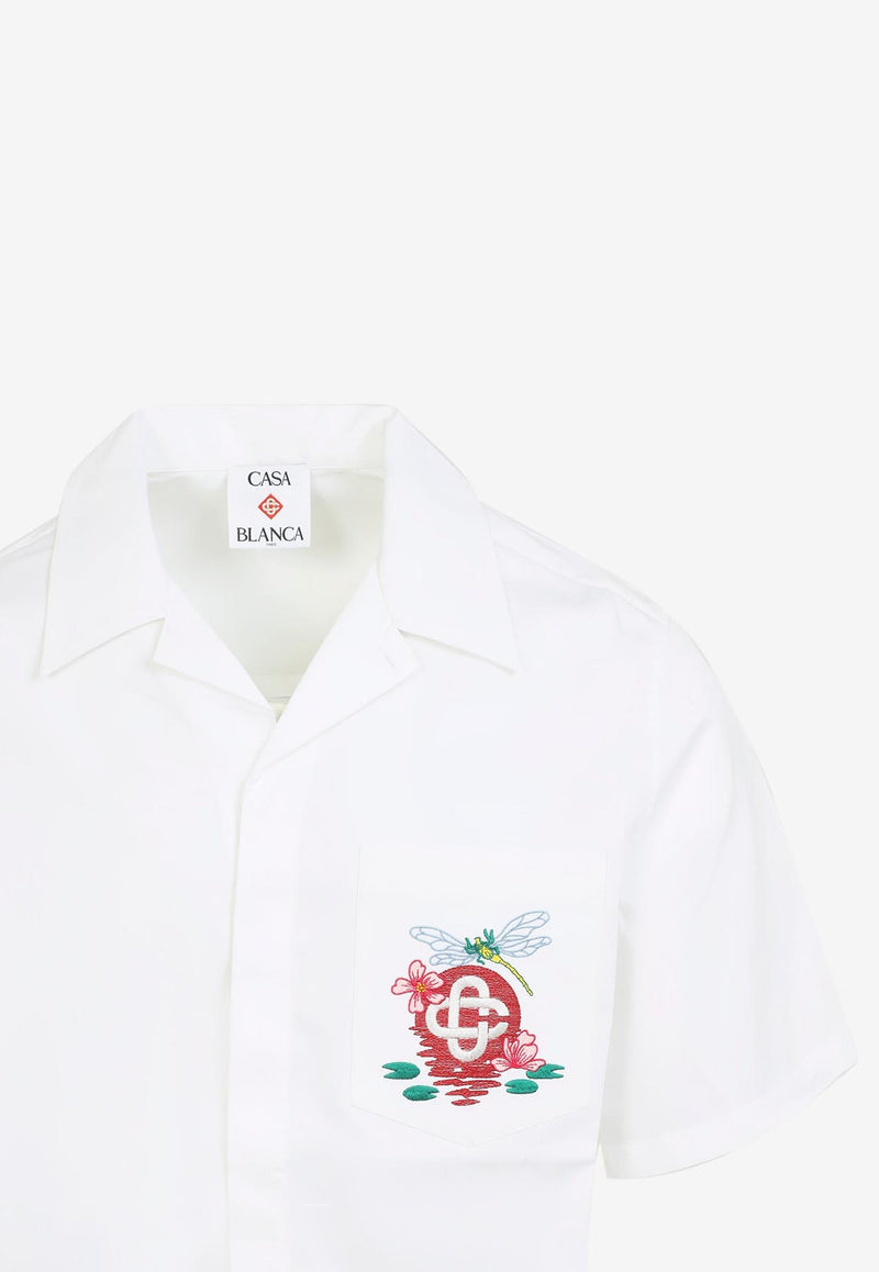 Logo-Embroidered Short-Sleeved Shirt