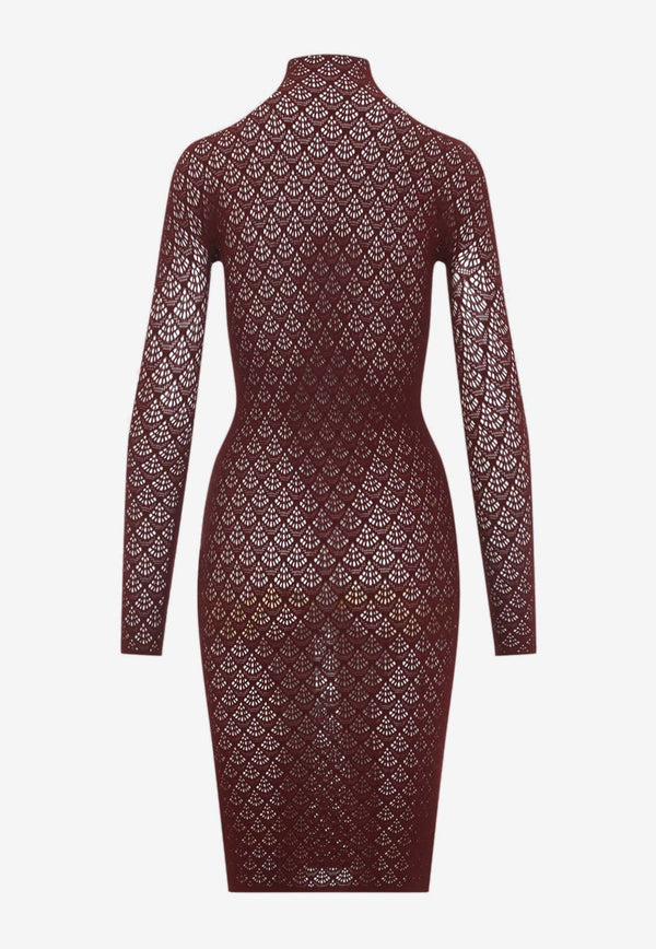 Mermaid Net Mini Dress