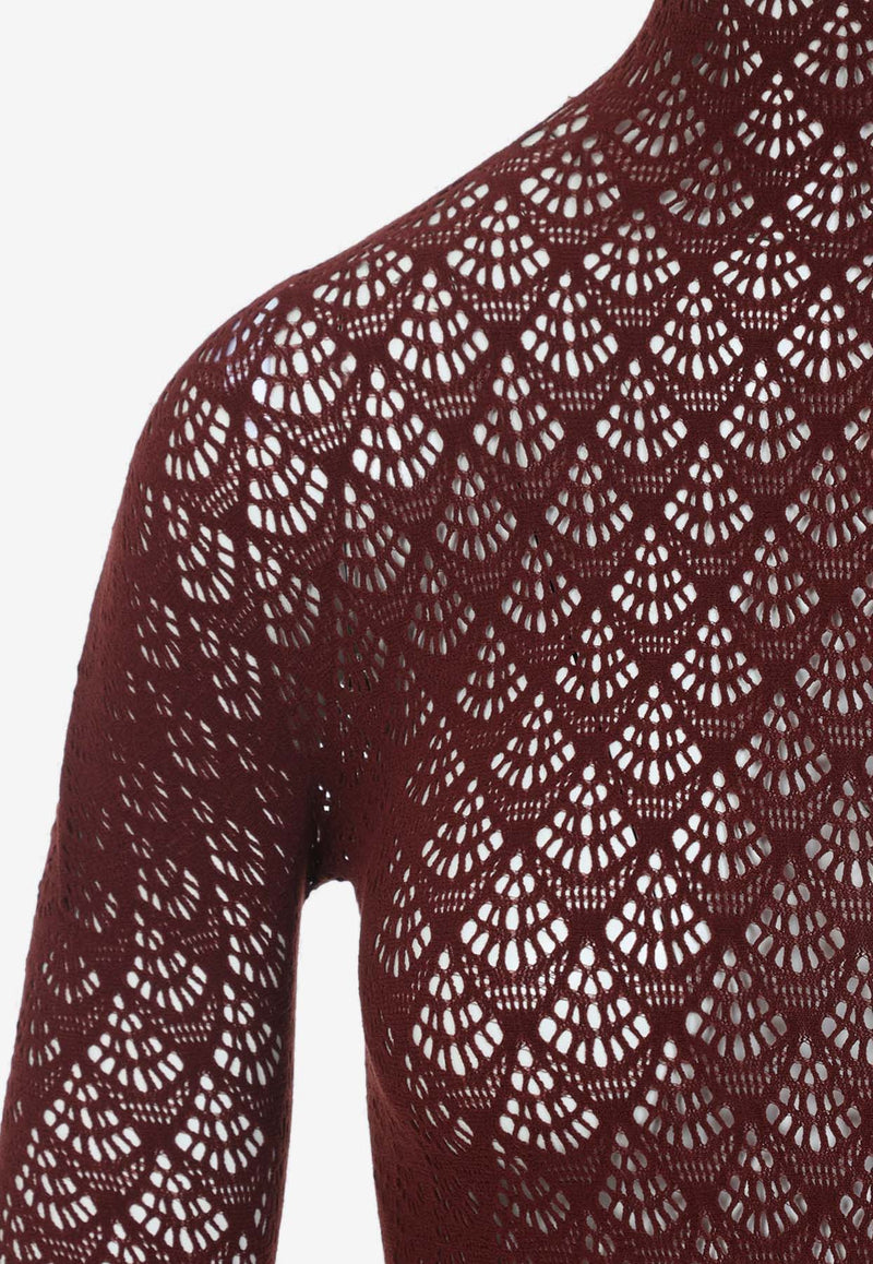 Mermaid Net Mini Dress