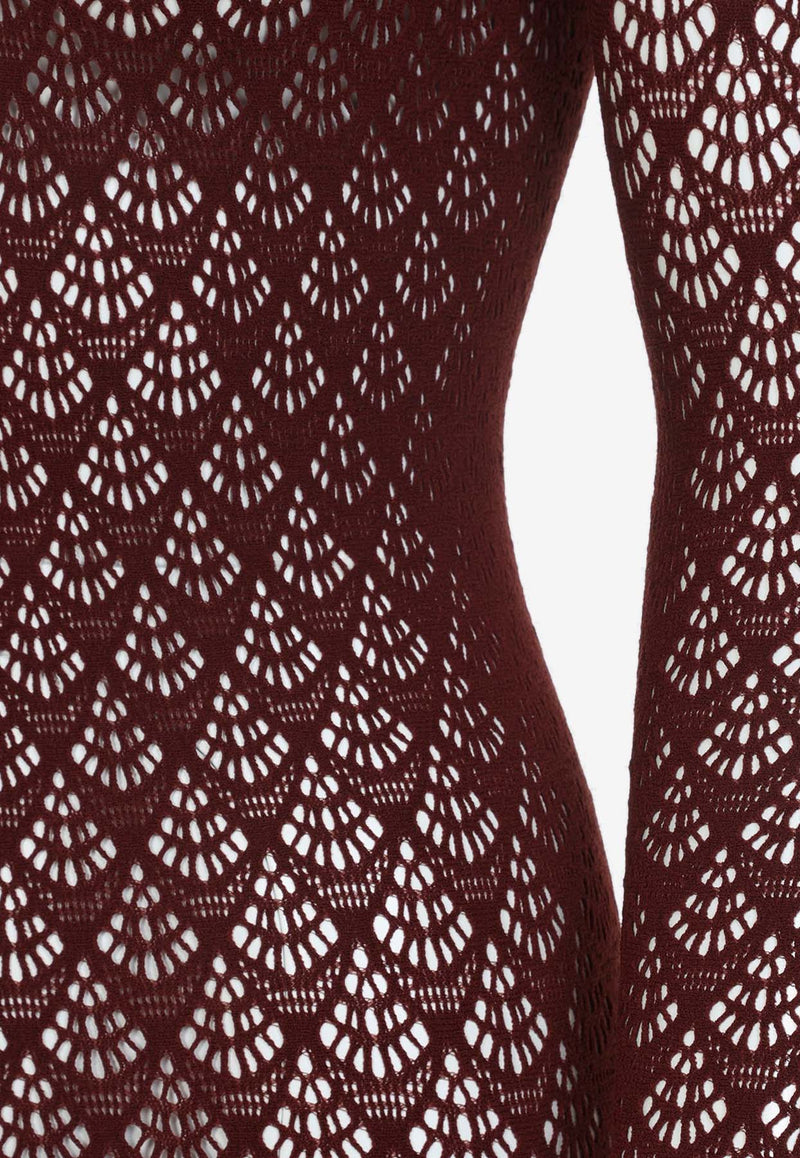 Mermaid Net Mini Dress