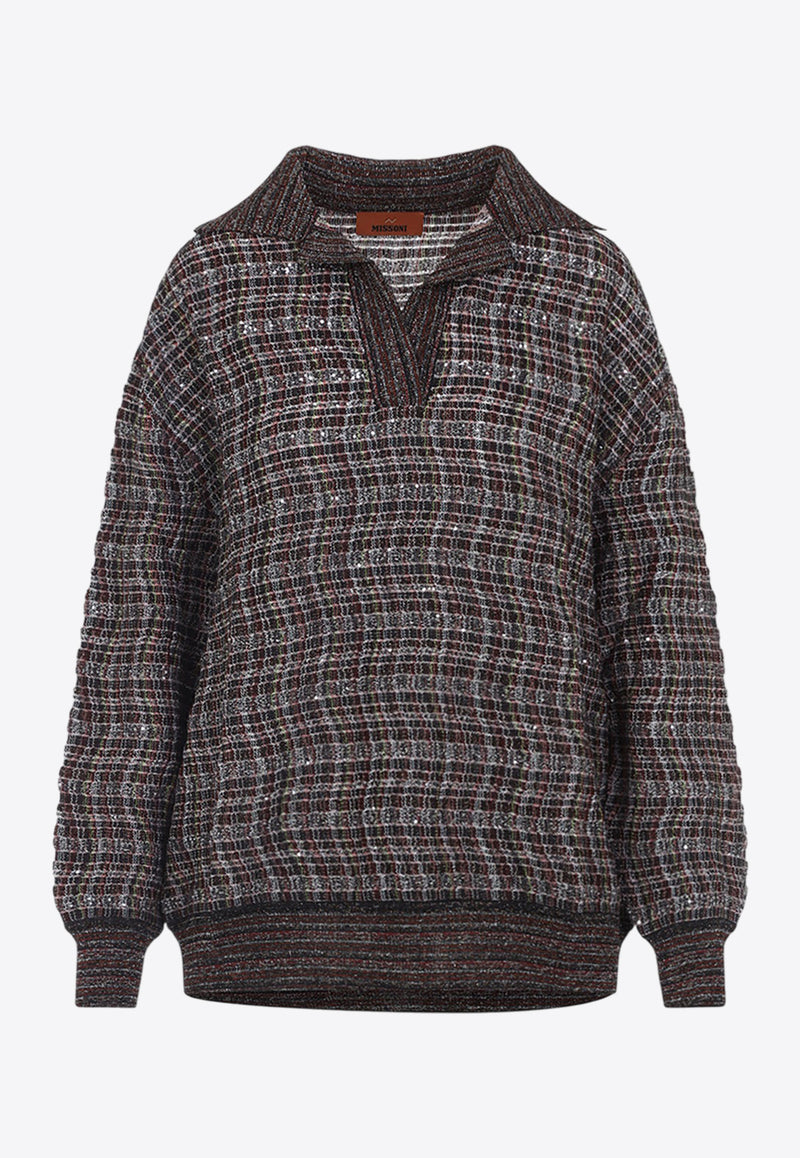 Knitted Polo Sweater