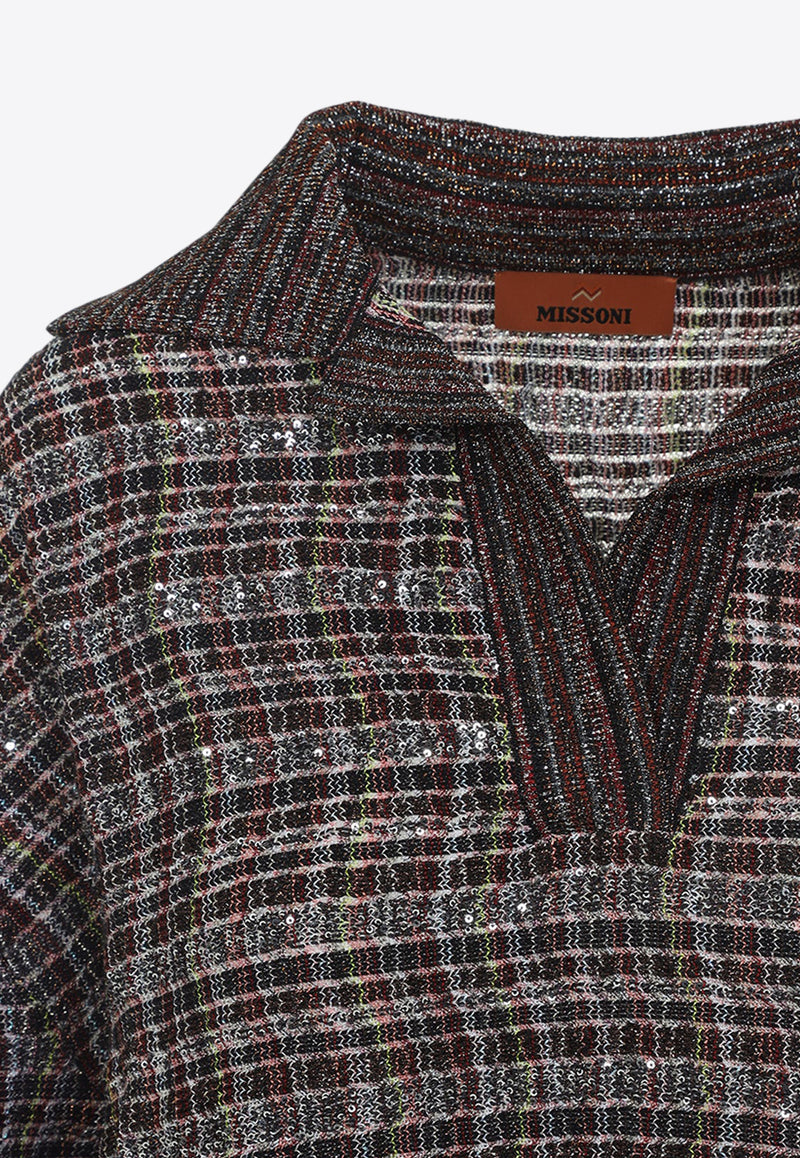 Knitted Polo Sweater