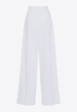 Wide-Leg Pleated Pants