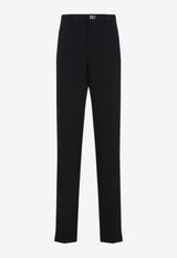 Slim-Fit Tailored Pants