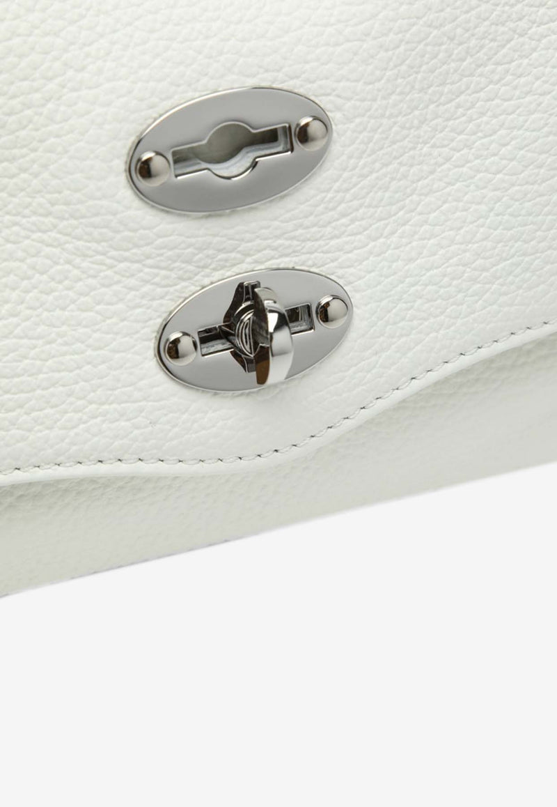 Zanellato Baby Postina Leather Crossbody Bag White 068010B0040000/Q_ZANEL-Z1190