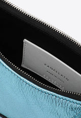 Zanellato Mita Laminated Leather Shoulder Bag Blue 068540S0900000/O_ZANEL-Z0630