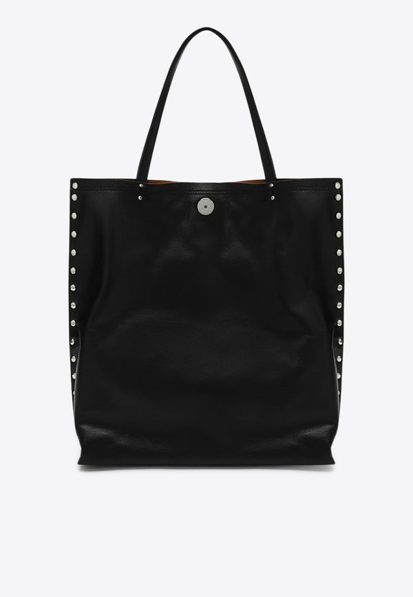 Zanellato Medium A'spasso Leather Tote Bag Black 068790M1910000/R_ZANEL-Z0001