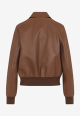 Sullivan Leather Zip-Up Jacket