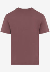 Crewneck T-shirt with Embroidered-Logo