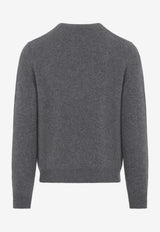 Signature-Bear Wool Crewneck Sweater