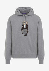 Bear-Patch Hooded Sweatshirt