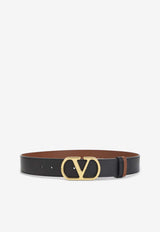 VLogo Reversible Leather Belt