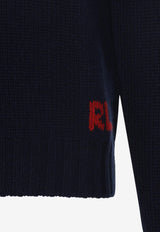 Flag Cashmere Knit Sweater